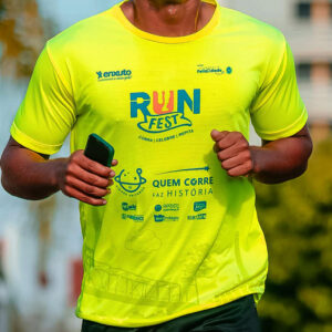 Camiseta Corrida - Quem corre faz História - 2025