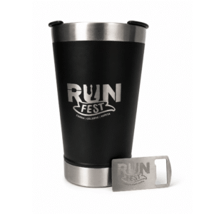 Copo Térmico Premium Run Fest com Abridor – Preto